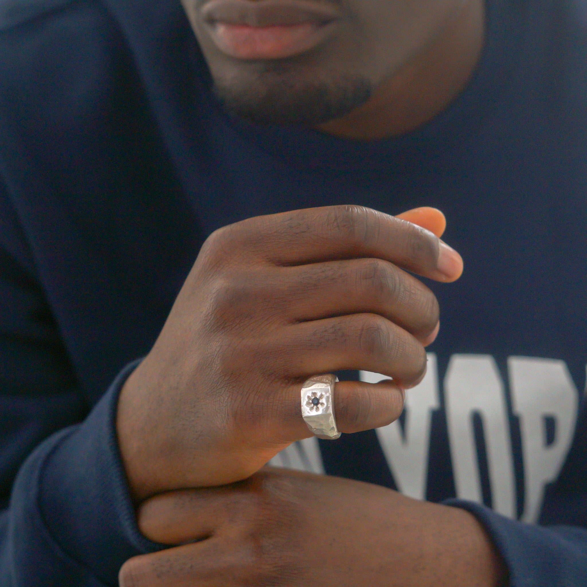 Ananse Ntontan (Wisdom) Signet Ring